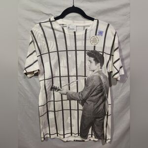 NWT Elvis Graceland Jailhouse Rock Sublimation Tshirt Small Super Soft